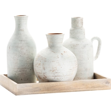 Isla Bottles & Tray