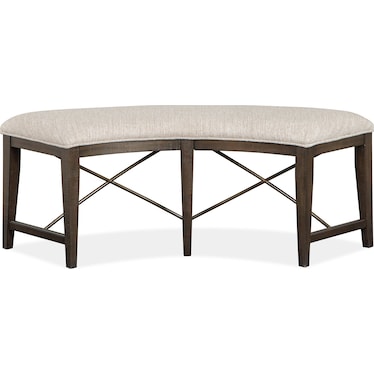 Westley Falls Curved Bench
