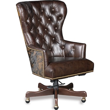 EC Traditional Leather Office Chair