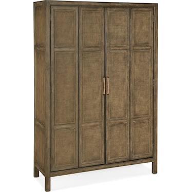SUNDANCE Casual Pecan Bar Cabinet