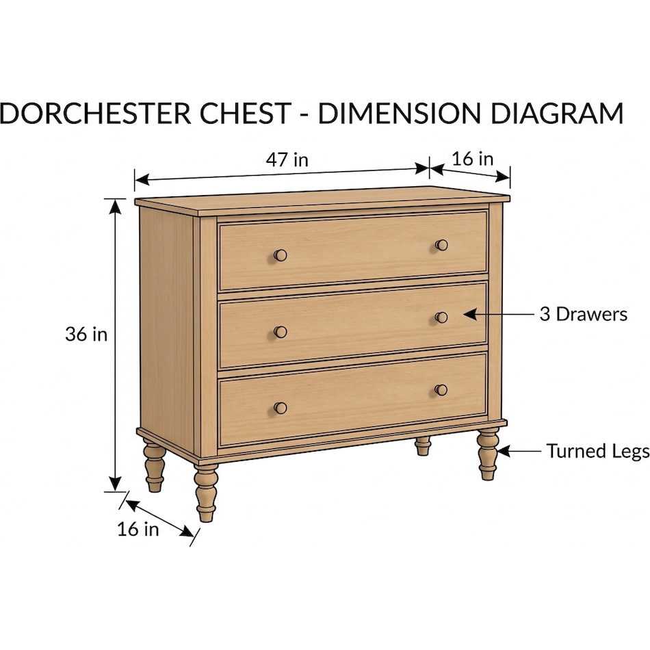 dorchester dimension schematic is   