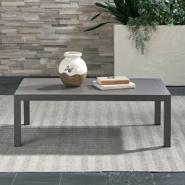 Trans. Alum. Outdoor Table