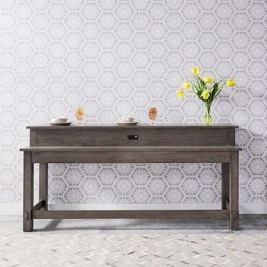 Dusty Charcoal Console Bar Table