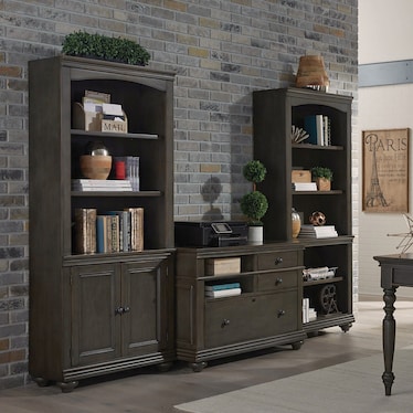 Oxford File Cabinet Peppercorn