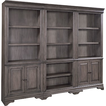 Sinclair Door Bookcase Ash Grey