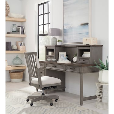 Caraway Office Chair Aged Slate