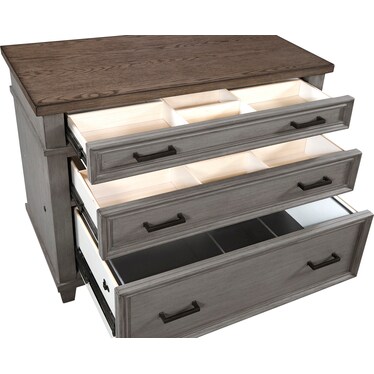 Caraway Lateral File Aged Slate