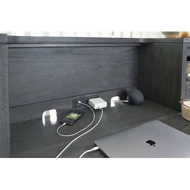 Preston Return Desk Urbane Grey