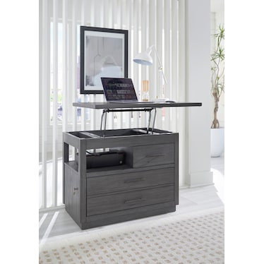 Workstation Combo File w/ Lift Top