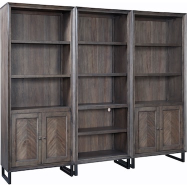 Harper Point Bookcase Fossil