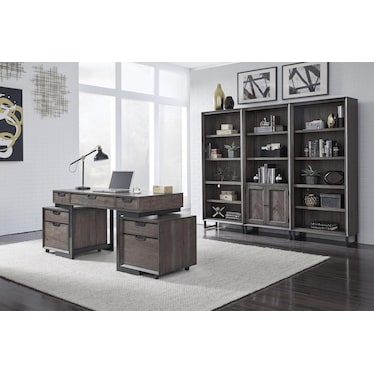 aspenhome Harper Point Desk Fossil
