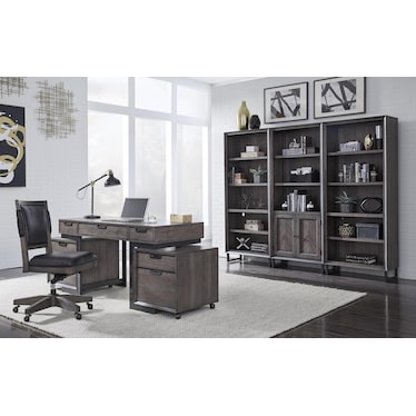 Harper Point Modern Grey Office Chair