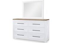 harvest oak tops natural white base aged black accents    
