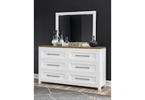 harvest oak tops natural white base aged black accents    