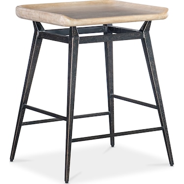 Retreat Wood Metal Counter Stool