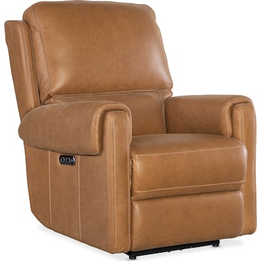 SS Leather Power Recliner