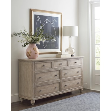 MIRIAM SEVEN DRAWER DRESSER - BREVE