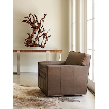 Lexington Kitano Modern Zebrano Chair