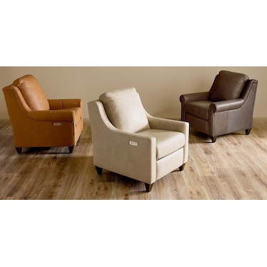 Customizable Reclining Leather Chair