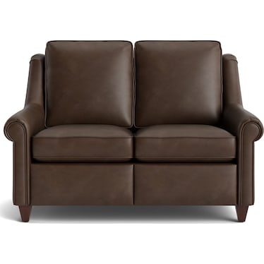 Magnificent Motion Leather Loveseat