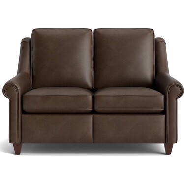 Magnificent Motion Leather Loveseat