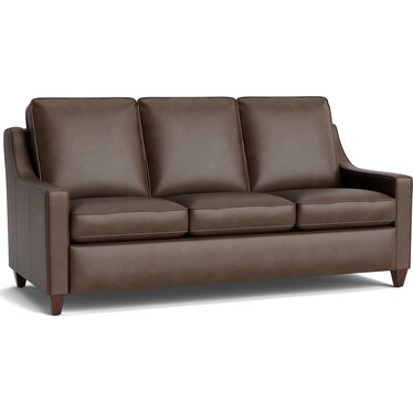 Magnificent Motion Tall Back Leather Sofa