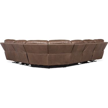 SS Casual Leather Power Sectional