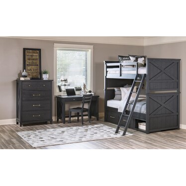 Flatiron Complete Twin Over Twin Bunk Bed