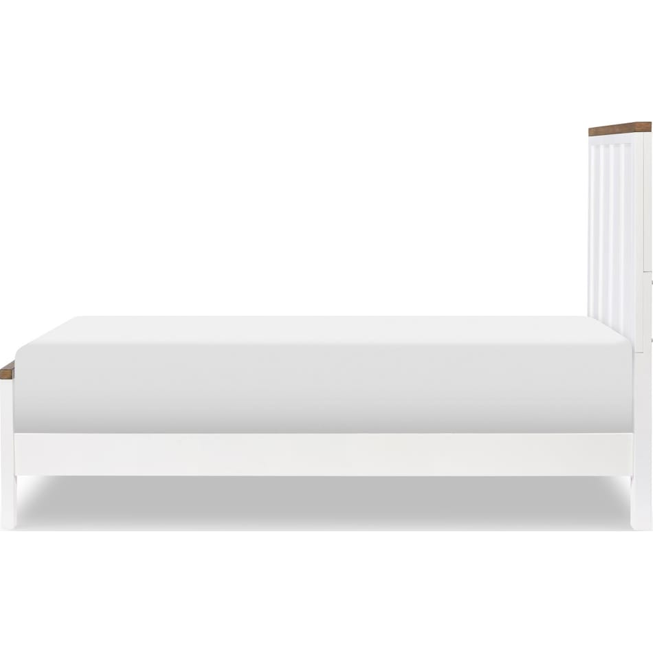 natural white with toasted coconut top and aged black base  k  