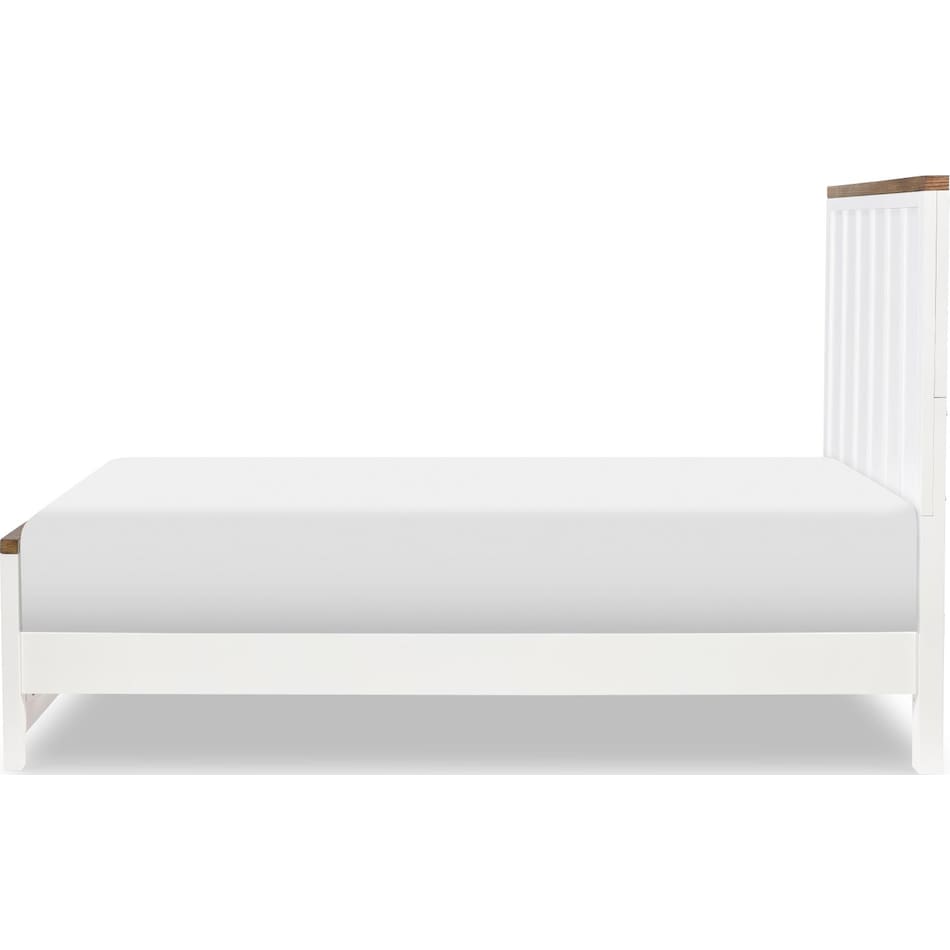 natural white with toasted coconut top and aged black base  k  