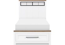 natural white with toasted coconut top and aged black base  k  