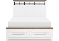 natural white with toasted coconut top and aged black base  k  