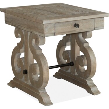 Tinley Park Dovetail End Table