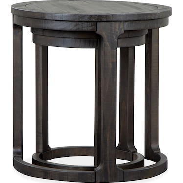 Boswell Round Nesting End Table