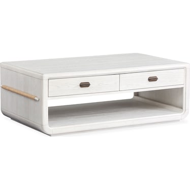 Sunset Cove Salt Life Rectangular Cocktail Table With Casters