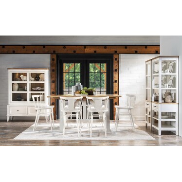 XXX's And OOO's Windsor Dining Bench