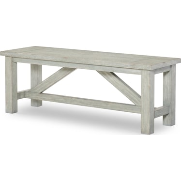 XXX's And OOO's Wooden Bed Bench