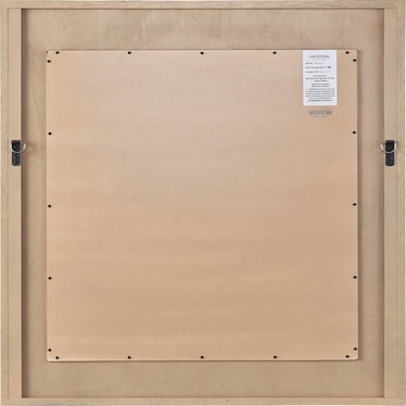 Rustic Natural Oak Square Mirror