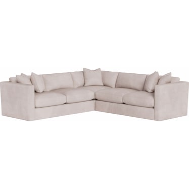 Ally Modern Tailored Fabric Sectional