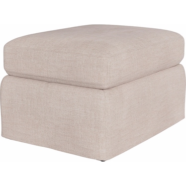 Hudson Casual Upholstered Slipcover Ottoman
