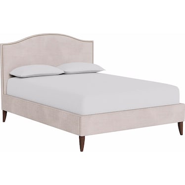 Sleek Transitional Upholstered Bed