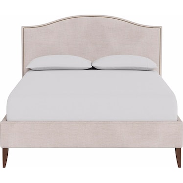 Sleek Transitional Upholstered Bed