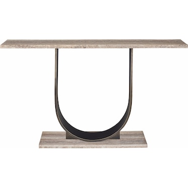 Equilibrium Bronzed Console Table