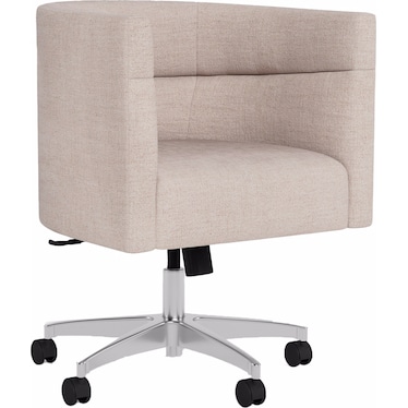 Maxie Cozy Upholstered Swivel Office Chair