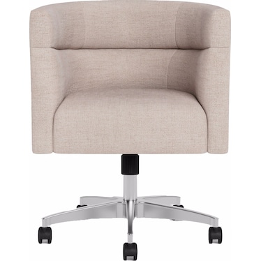 Maxie Cozy Upholstered Swivel Office Chair