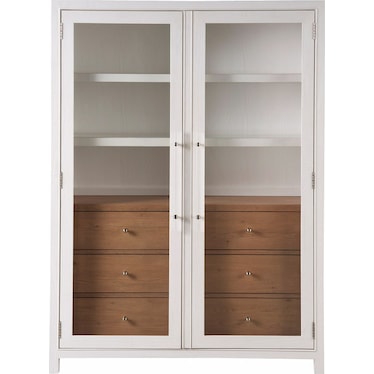 Weekender White Sand Display Cabinet