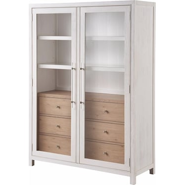 Weekender White Sand Display Cabinet