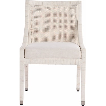 Weekender White Split Rattan Chair