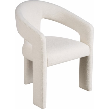 Modern Angular Upholstered Accent Chair