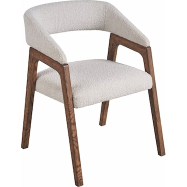 Modern Medium Brown Oak Dining Chair